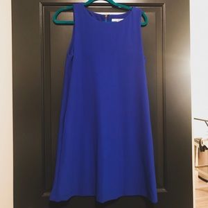 Boston Proper Blue Sleeveless Dress